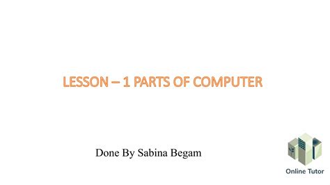 Computer Parts Tutorial 的图像结果