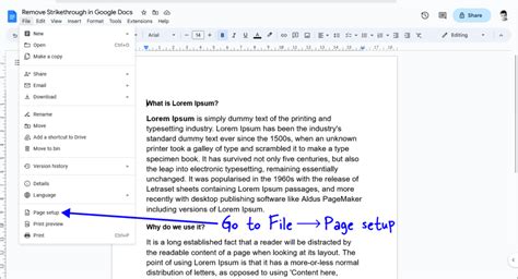 How to Delete a Header in Google Docs 的图像结果
