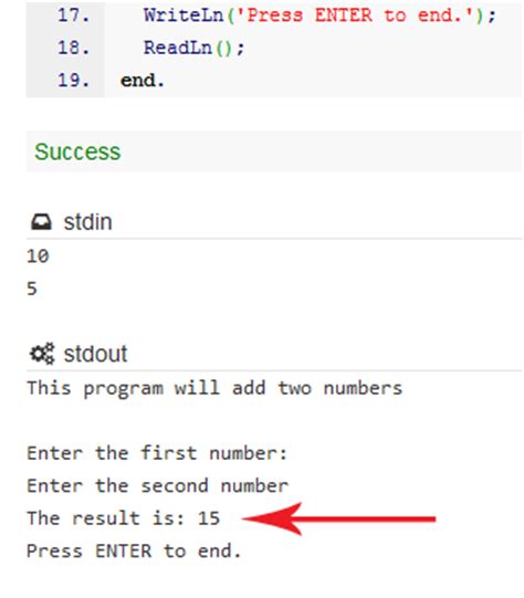 How to Run a Pascal Program 的图像结果