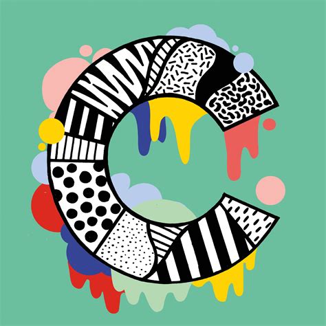 Letter Art Illustration Letter C