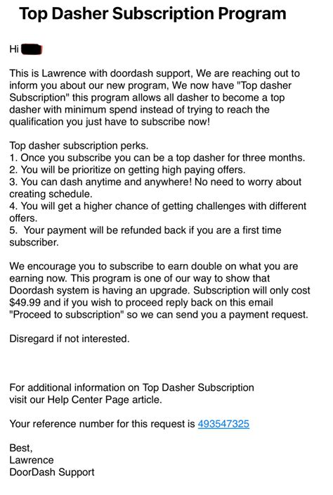 DoorDash Scam Email : r/doordash