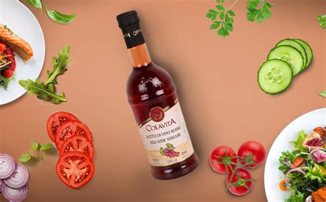 Colavita Red Wine Vinegar 500ml | Best for Cooking, Salad Dressings and ...