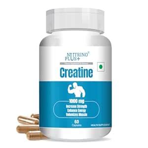Nutrinoplus Creatine Capsules 1000 | Pre, Intra & Post Workout ...