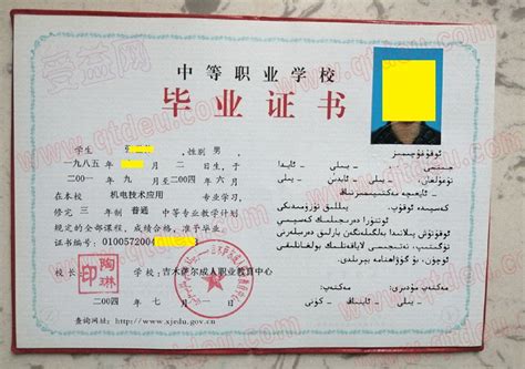 新疆大学-毕业证样本网