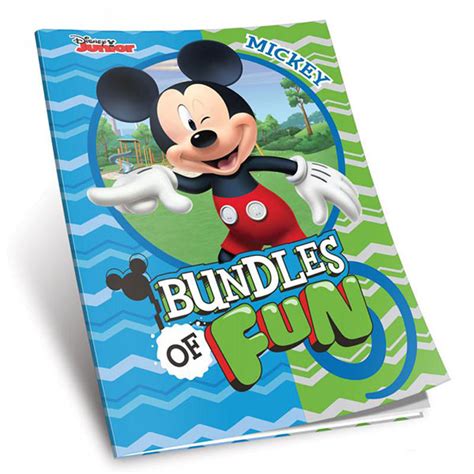 Sveska Disney Mickey Bundles of fun A5 format Meki povez UNI Line ...