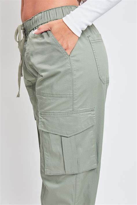 Womens Khaki Cargo Pants