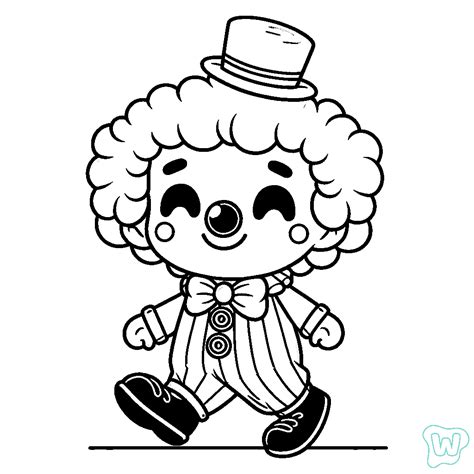 31 Clowns Ausmalbilder - Kostenlose druckbare PDF-Ausmalbilder