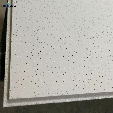 Acoustic Suspended Black Ceiling Tiles 2X4 Mineral Fiber Board Rh90 ...