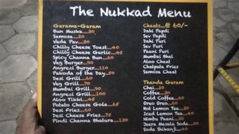 Menu at Little Italy, Coimbatore