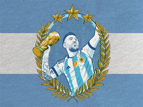 Download wallpaper Flag, Victory, Argentina, Lionel Messi, Lionel Messi ...