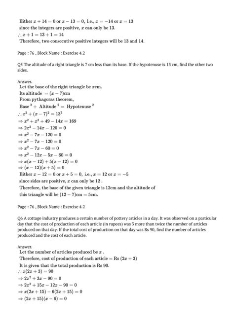 Image result for Grade 10 Math Chapter 4