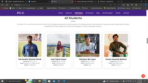 Image result for How to Create HTML Website for Class Management System