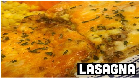 HOW TO COOK LASAGNA    WITH WHITE SAUCE   YouTube