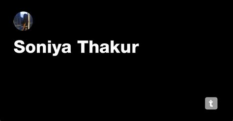 Soniya Thakur — Teletype