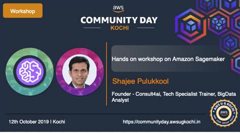 ACDKOCHI19 - AWS Community Day Kochi 2019 Workshop Announcement ...
