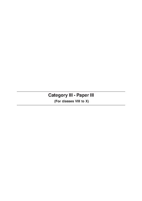 KTET Category 3 Model Paper - Sample Questions & Solutions - Studocu