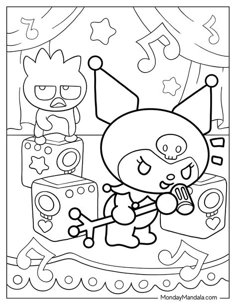 Kuromi Printable Coloring Pages - Free coloring pages to print