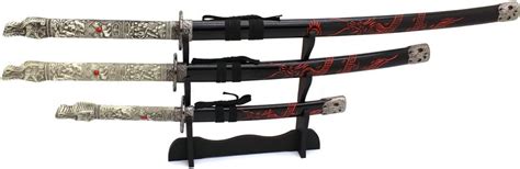 Buy Snake Eye Tactical Highlander Dragon Design Handle Samurai Katana ...