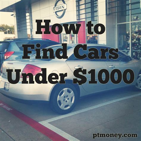 How to Find Reliable Cars for Under $1,000 - Part-Time Money