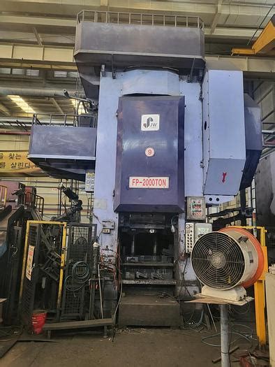 Used 2000 tons Hot Forging Line Jaewoo (J&H) FP2000 for Sale at...