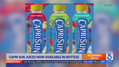 Capri Suns are now available in reusable bottles - KTLA