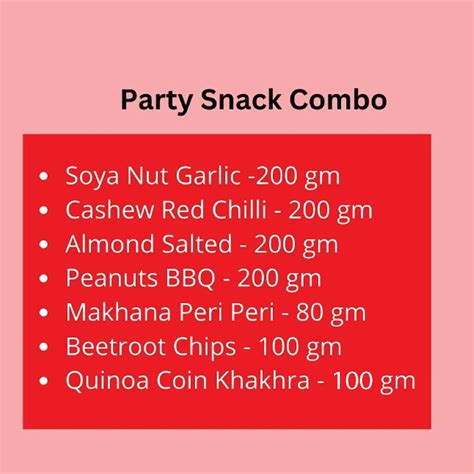Party Snacks Combo set - Healthy Master