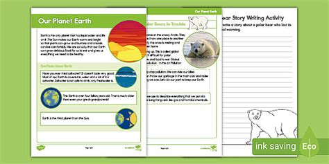 Earth Fact File - Amazing Facts about Earth (teacher made)