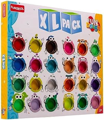 Buy Fundough Funskool XL Pack, Play Dough, Art and Craft Set for Kid ...