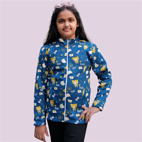 Chombooka Teddy Bear Prints Boys & Girls Jacket