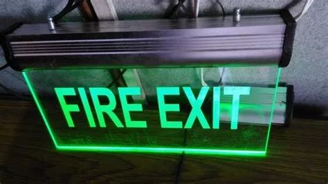 LED Exit Sign Board - Emergency Exit Light Manufacturer from Gurugram