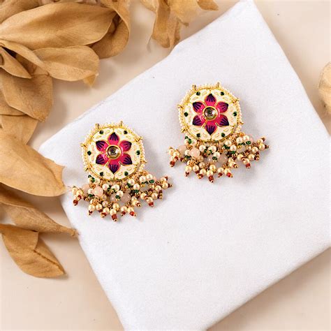 White Carla Earring – For Ya
