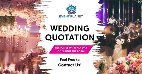 The ultimate wedding planning quotation! | Event Planet India