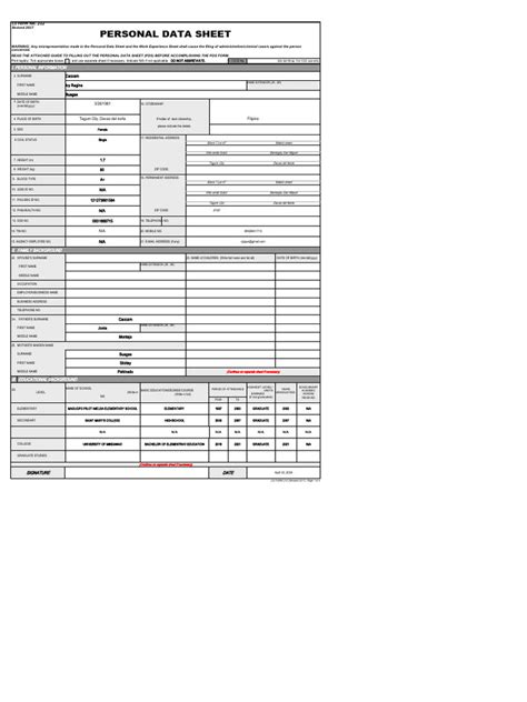 Image result for Example of Government Data Form