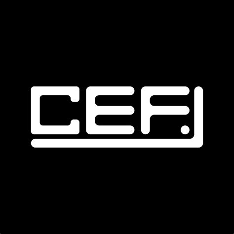 CEF letter logo creative design with vector graphic, CEF simple and ...