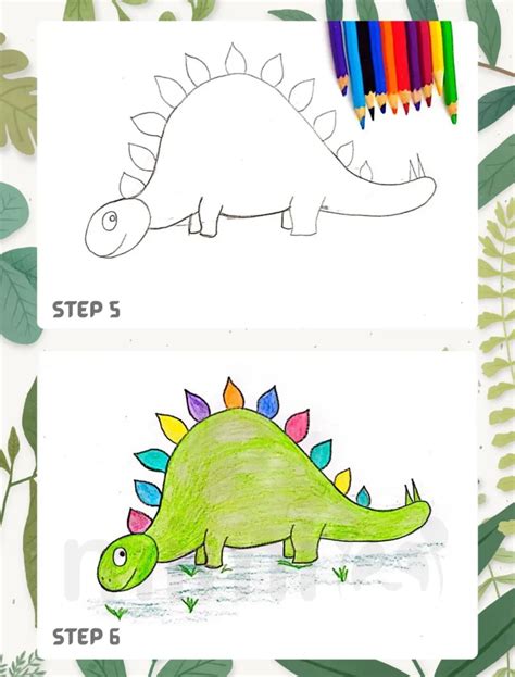 Dinosaur Drawing Tutorial 的图像结果