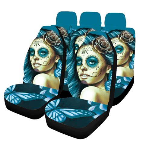 1/7 pcs universal car seat covers women front & rear seat protection ...