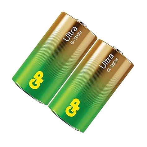 Ergin GP Ultra G-TECH Alkaline Battery C-Size-LR14-14AU-1.5V (Pack of 2 ...