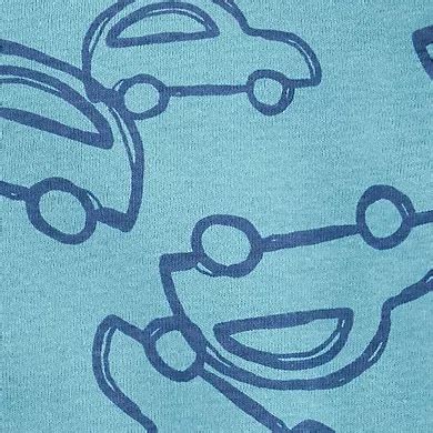 Baby Boy Carter's 4-Piece Car Printed Bodysuits