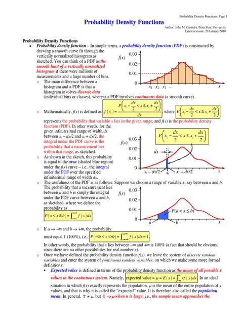 Notes On Probability Density Function PDF 的图像结果