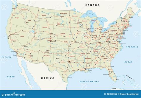 Interstate Map Of United States - Map