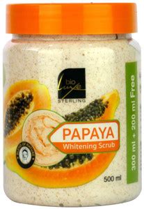 BIO LUXE STERLING PAPAYA WHITENING SCRUB 500 ML Face Wash - Price in ...