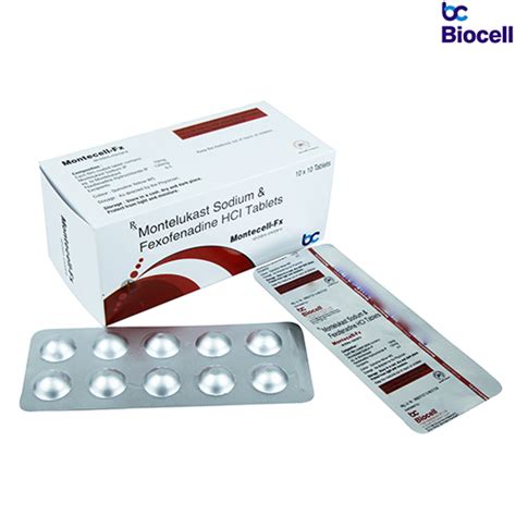 MONTECELL-FX (ALU-ALU) TABLETS Biocell Pharmaceuticals Pvt. Ltd.