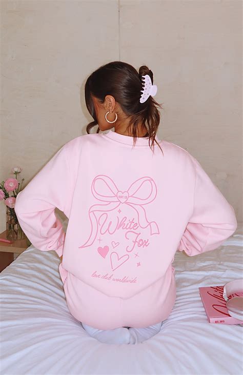 Love You Forever Oversized Sweater Pink | White Fox Boutique US