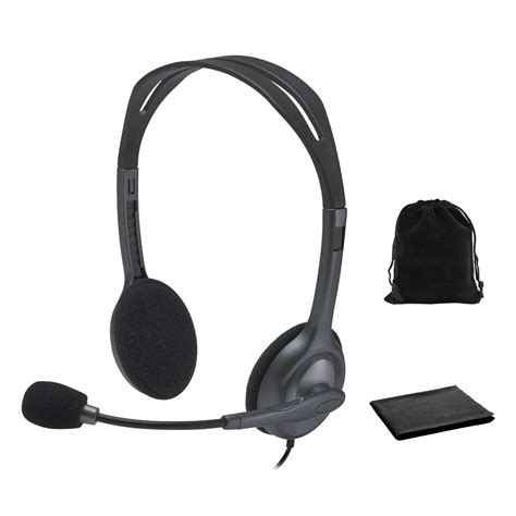Logitech Headset H111 Wired, Stereo Headphones with Microphone, Noise ...