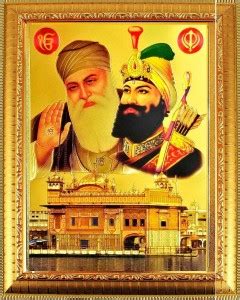 SUNINOW Guru Gobind Singh, Guru Nanak | GOD PHOTO FRAMES | Hindu god ...