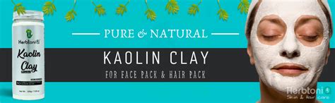 HerbtoniQ Organic Kaolin Clay | China clay | White Clay for Making Mud ...