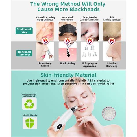 Blackhead Removal Vacuum Face Pores Cleansing Acne Removal Device ...