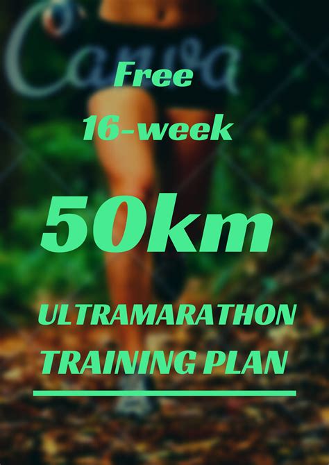 Beginner 50k training plan – Artofit