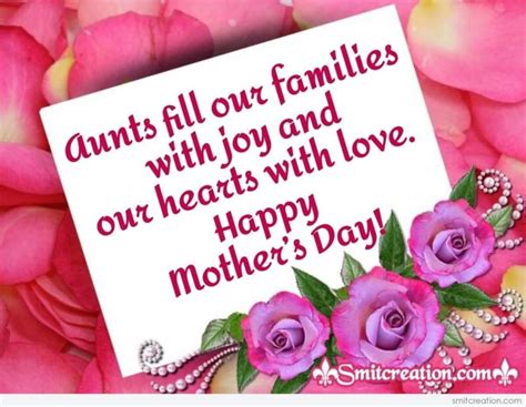 Happy Mother's Day Card for Aunt - SmitCreation.com