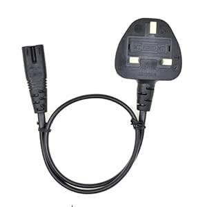 Buy Tekit Universal 2 Prong Power Cord (0.6ft/20cm), NEMA 1-15P to ...